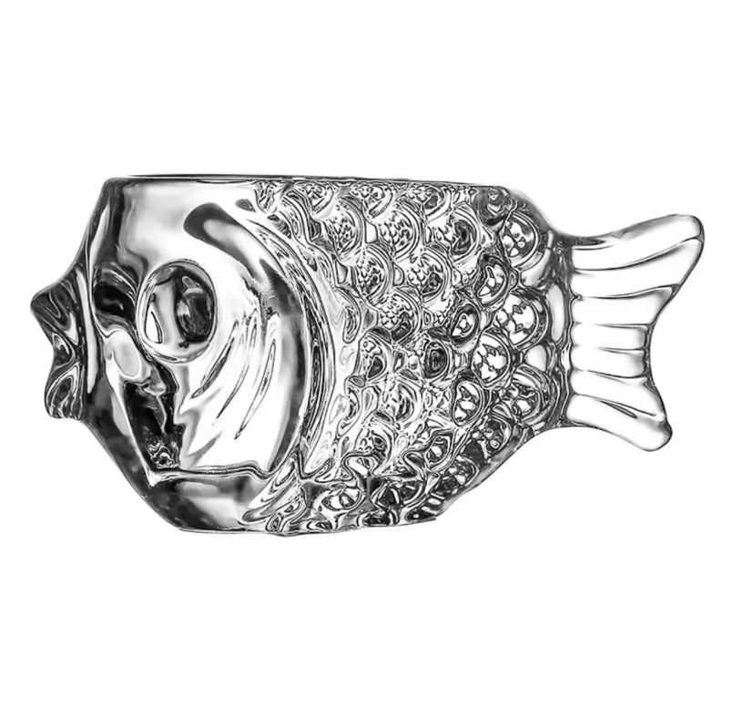 Crystal Fish Cocktail Glass