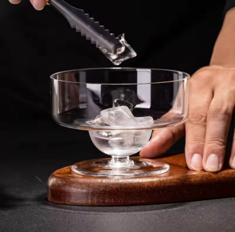 Modern Artisan Footed Cocktail Glass