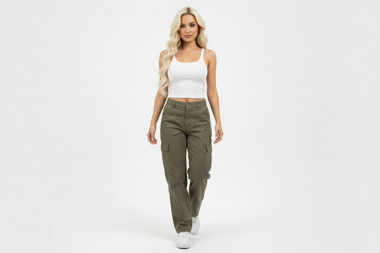 Ribbed Essential Crop Tank